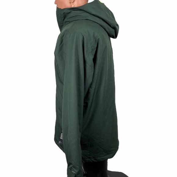 UA Winter Jacket for Men Insulated Green Under Armour Coat Hooded 1280813 310 - Picture 7 of 16